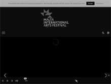 Tablet Screenshot of maltaartsfestival.org